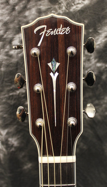 Fender Paramount PM-2E Parlor Acoustic Electric Guitar w/Case – Dr