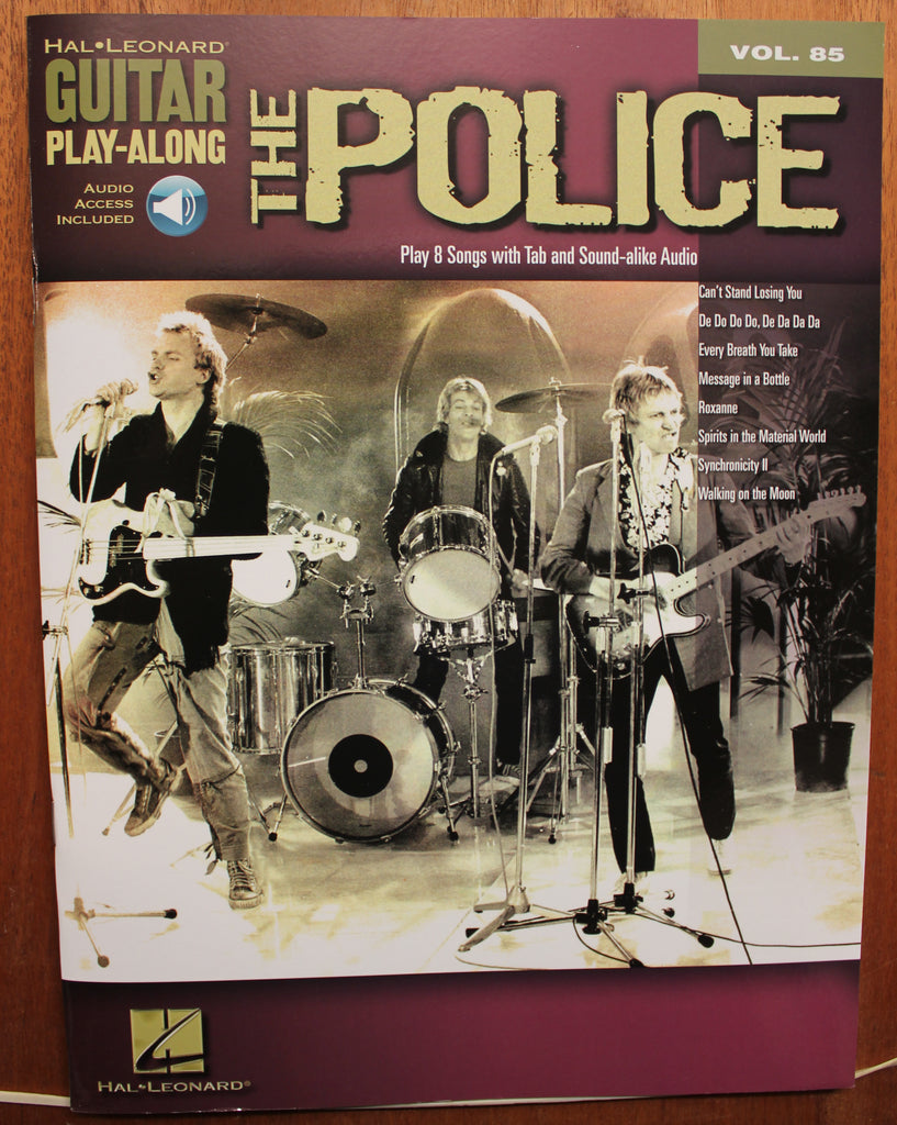 The Police Guitar Play-Along Volume 85 Softcover TAB Songbook Online Audio