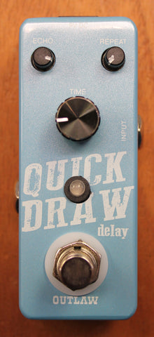 Outlaw Effects Quick Draw Guitar Delay Effects Pedal