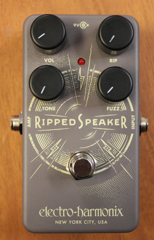 Electro-Harmonix Ripped Speaker Fuzz Effects Pedal Gray w/Box
