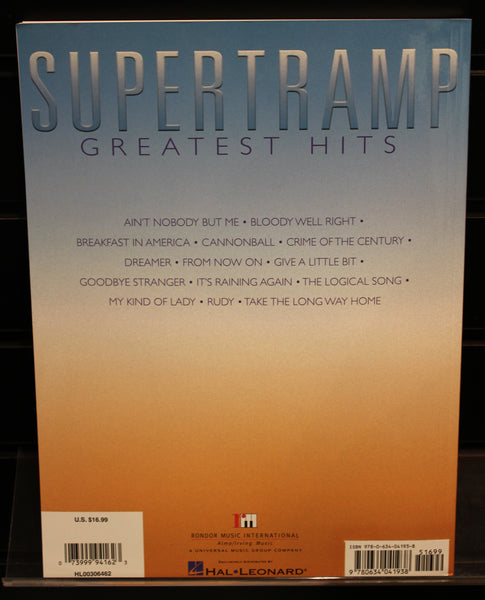 Supertramp: Greatest Hits Piano/Vocal/Guitar Artist Songbook – Dr. Guitar  Music