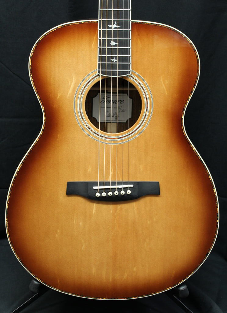 2021 PRS SE T40E Tonare Grand Bear-Claw Acoustic-Electric Guitar Sunburst w/Case