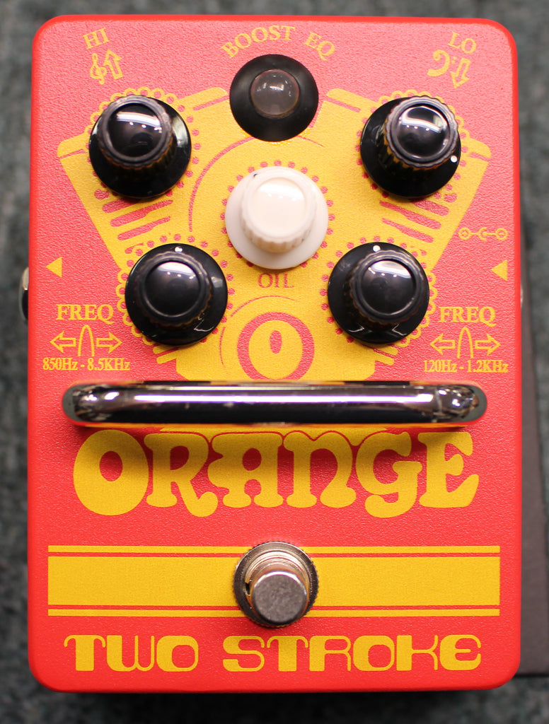 Orange Amplifiers Two-Stroke Boost EQ Guitar Effects Pedal