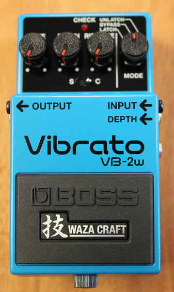 Boss VB-2W Waza Craft Vibrato Guitar Effects Pedal – Dr. Guitar Music