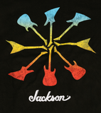 Jackson Guitar Shapes Men's T-Shirt Black Medium