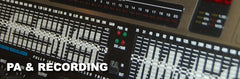 P.A. &amp; Recording Equipment