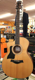 Taylor 114ce Left Handed Acoustic-Electric Guitar Natural w/Soft Case