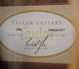 2022 Taylor 150e 12 String Dreadnought Acoustic Electric Guitar Natural w/Hardbag