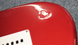 1992 Fender MIM Standard Stratocaster Vintage Tremolo Rosewood Fretboard Electric Guitar Crimson Red Metallic