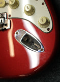 1992 Fender MIM Standard Stratocaster Vintage Tremolo Rosewood Fretboard Electric Guitar Crimson Red Metallic