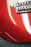 1992 Fender MIM Standard Stratocaster Vintage Tremolo Rosewood Fretboard Electric Guitar Crimson Red Metallic