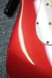 1992 Fender MIM Standard Stratocaster Vintage Tremolo Rosewood Fretboard Electric Guitar Crimson Red Metallic