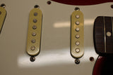 1992 Fender MIM Standard Stratocaster Vintage Tremolo Rosewood Fretboard Electric Guitar Crimson Red Metallic
