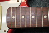 1992 Fender MIM Standard Stratocaster Vintage Tremolo Rosewood Fretboard Electric Guitar Crimson Red Metallic