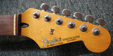 1992 Fender MIM Standard Stratocaster Vintage Tremolo Rosewood Fretboard Electric Guitar Crimson Red Metallic