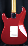 1992 Fender MIM Standard Stratocaster Vintage Tremolo Rosewood Fretboard Electric Guitar Crimson Red Metallic