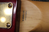 1997 Squier Pro Tone Precision Bass V Crimson Red Transparent Electric Bass Guitar w/gigbag
