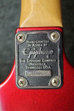 2001 Epiphone Slasher Electric Guitar Metallic Red w/Epiphone Case