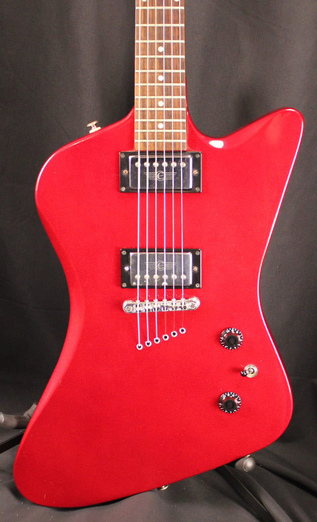 2001 Epiphone Slasher Electric Guitar Metallic Red w/Epiphone Case
