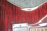 2012 Charvel Desolation DC-2 ST Neck Through Electric Guitar Transparent Red
