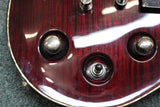 2012 Charvel Desolation DC-2 ST Neck Through Electric Guitar Transparent Red