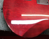 2012 Charvel Desolation DC-2 ST Neck Through Electric Guitar Transparent Red