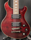 2012 Charvel Desolation DC-2 ST Neck Through Electric Guitar Transparent Red