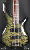 2012 Ibanez SR405QM-TGB Soundgear Standard 5 String Electric Bass Transparent Gray Burst