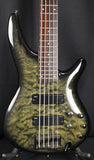 2012 Ibanez SR405QM-TGB Soundgear Standard 5 String Electric Bass Transparent Gray Burst