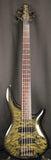 2012 Ibanez SR405QM-TGB Soundgear Standard 5 String Electric Bass Transparent Gray Burst