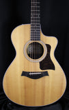 Taylor 212ce Grand Concert Acoustic-Electric Guitar Satin Natural w/Soft Case