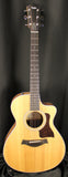 Taylor 212ce Grand Concert Acoustic-Electric Guitar Satin Natural w/Soft Case