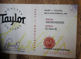Taylor 214ce Koa Grand Auditorium Acoustic-Electric Guitar Natural w/Structured Gigbag