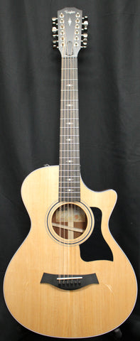 Taylor 352ce V-Class 12-Fret Grand Concert 12-String Acoustic Electric Guitar Natural w/Case
