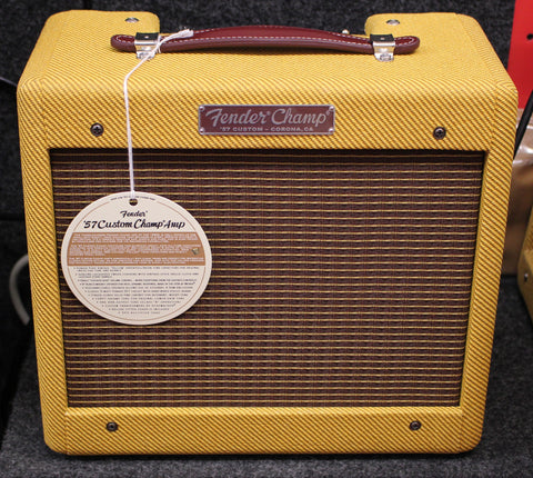 2025 Fender '57 Custom Champ 5-Watt 1x8" Guitar Combo Lacquered Tweed w/Cover