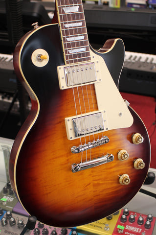 Epiphone 1959 Les Paul Standard Reissue Inspired by Gibson Electric Guitar Washed Bourbon Burst w/Case