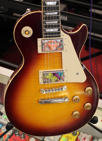 Epiphone 1959 Les Paul Standard Reissue Inspired by Gibson Electric Guitar Deep Cherry Sunburst w/Case