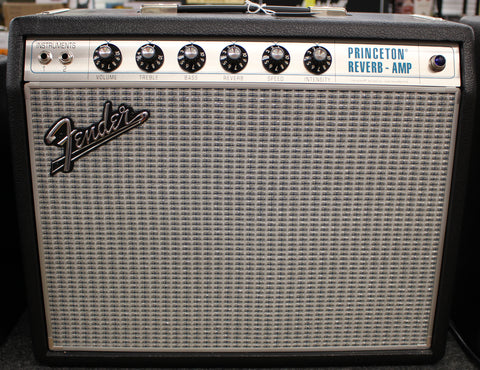 Fender '68 Custom Princeton Reverb 12 Watt Tube Guitar Amplifier w/Cover