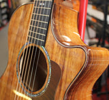 Taylor 722ce Hawaiian Koa Grand Concert Acoustic-Electric Guitar Natural w/Case