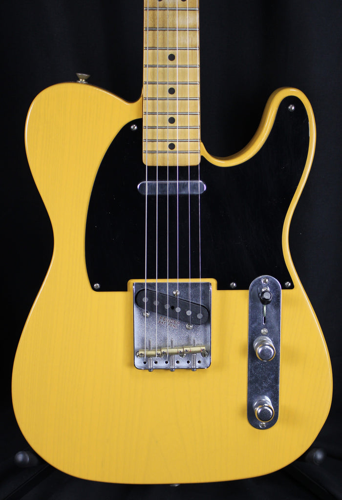 Fender 75th Anniversary Vintera Road Worn 1951 Telecaster Maple Fingerboard Butterscotch Blonde Electric Guitar w/Case