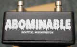 2024 Abominable Electronics Deluxe Hail Satan Distortion/Fuzz Guitar Effects Pedal