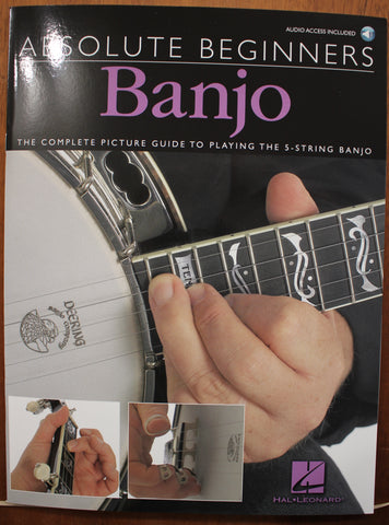 Absolute Beginners: Banjo Complete Picture Guide to Playing the Banjo Method Book Audio Online