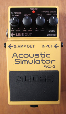 Boss AC-3 Acoustic Simulator Guitar Effects Pedal