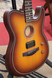 Fender Acoustasonic Standard Telecaster Thinline Acoustic Electric Guitar Honey Burst