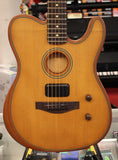 Fender Acoustasonic Standard Telecaster Thinline Acoustic Electric Guitar Aged Natural