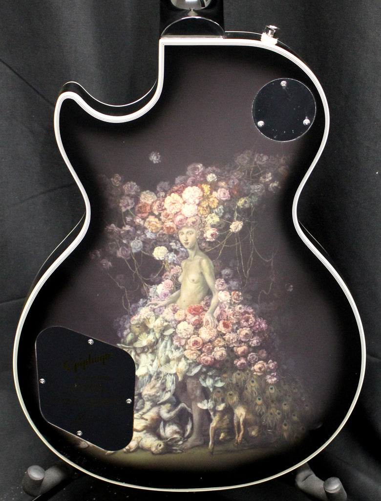 Epiphone Adam Jones Les Paul Custom Art Collection: Julie Heffernan’s “Self Portrait as Not Dead Yet” Electric Guitar w/Case MINT