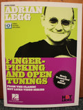Adrian Legg – Fingerpicking and Open Tunings Guitar Instructional Book Hot Licks Audio Online