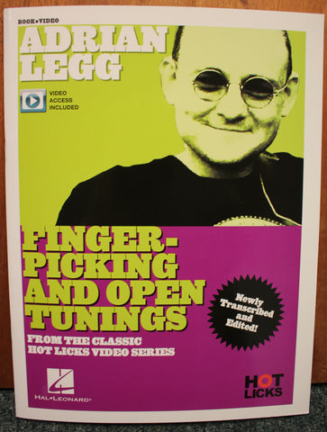 Adrian Legg – Fingerpicking and Open Tunings Guitar Instructional Book Hot Licks Audio Online