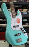 Squier Affinity Active Jazz Bass Electric Bass Guitar Mystic Seafoam Green
