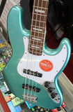 Squier Affinity Active Jazz Bass Electric Bass Guitar Mystic Seafoam Green